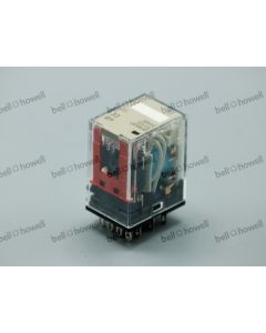 BH COMBO SYSTEM, RELAY-24VDC, 4PDT, 5A, DIN RAIL MOUNT